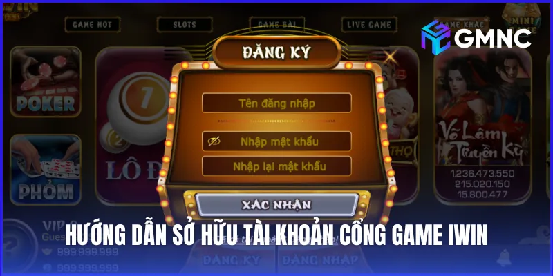 Các bước đơn giản để đăng ký sở hữu tài khoản tại cổng game